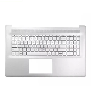 Nowość do HP 17-CN 17-CP 17T-CN Palmrest Klawiatura bez podświetlenia M50458-001 srebrna - Zdjęcie 1 z 6