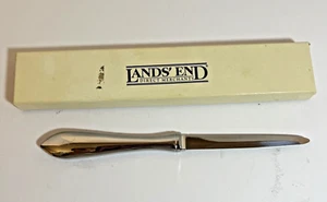 Brieföffner Lands' End - Edelstahl 8" - R graviert am Griff mit Box - Bild 1 von 6