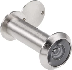SPIONCINO CLASSICO PER PORTA BLINDATA INGRESSO CROMO SATINATO 50/80 MM - Foto 1 di 4