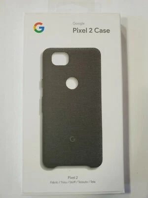 Authentic Google Fabric Case for Google Pixel 2 Only - Carbon (Black) New Sealed - Image 1 of 4