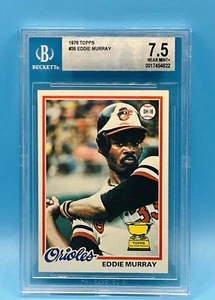 1978 Topps #36 EDDIE MURRAY HOF Rookie RC Newly Graded 7.5 NM+ SHARP - Picture 1 of 2