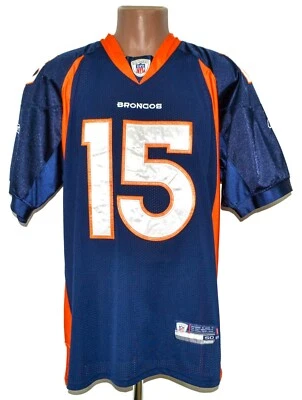 NFL 丹佛·布朗科斯 美国美式橄榄球衬衫 REEBOK 15 TEBOW XL 50 正品 — 第 1/4 张图片