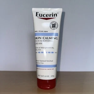 Crema calmante para la picazón Eucerin 8 oz avena natural enriquecida - Imagen 1 de 2