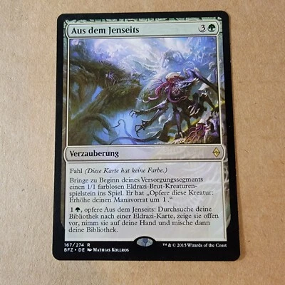 MTG From Beyond GERMAN LANGUAGE (Battle for Zendikar) NM/LP - Image 1 of 4