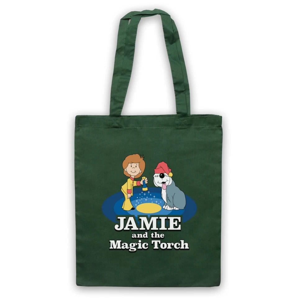 Jamie und die magische Taschenlampe Retro Kinder TV SHOW CARTOON TRAGETASCHE LIFE SHOPPER - Bild 1 von 1
