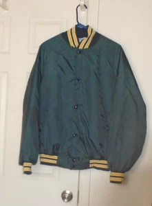 Vintage West Ark Snap Button Up Jacket Lined Made In USA Size XLarge Blue - Picture 1 of 2