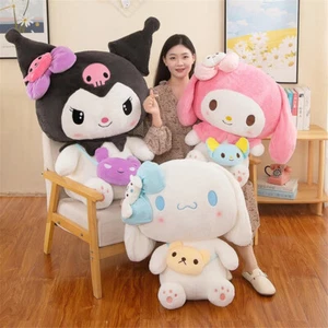 Cinnamoroll Kuromi My Melody Plüschpuppe groß Stofftier Dekokissen Geschenk neu - Bild 1 von 26