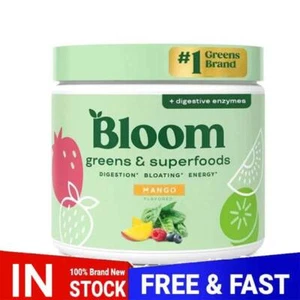 Bloom Nutrition Super Greens Powder Smoothie & Juice Mix - Probiotics for INST - Picture 1 of 12