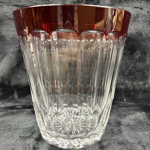 Waterford Crystal Simply Red Ice Bucket~~Retired Piece - Picture 1 of 5