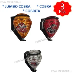 Three Mexican Trompo JUMBO COBRA COBRA COBRA Spin Top 3 piezas Cometa Color Aleatorio - Imagen 1 de 2