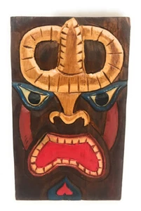 Tiki Shield Mask 8" Plaque - Pop Art Culture | #dpt512620 - Picture 1 of 1
