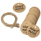 2-4pack 100x Handmade Kraft Paper Tags Wedding Party Favor Xmas Labels