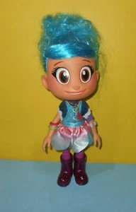 Luna Petunia Talking Doll 14" Cirque de Soleil Junior Blue Hair Button Necklace - Picture 1 of 2