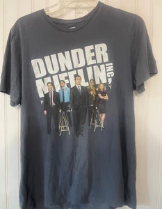 The Office T-Shirt Uomo L Grigio TV Show Dunder Miffin Grigio - Foto 1 di 10