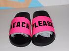 Victoria's Secret Pink Limited Edition 2017 Slides Beach Sandals Pink M/7-8 NWT