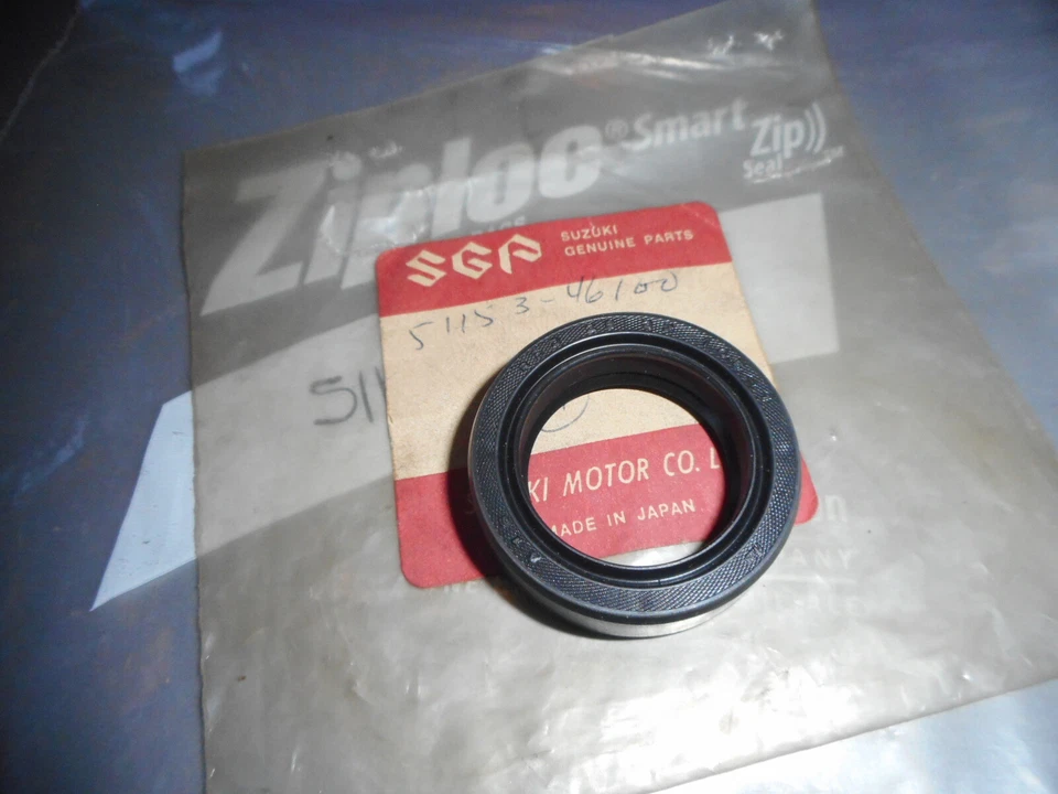 Suzuki DS80 OR50 RM50 RM60 OEM Genuine Front Fork Oil Seal 51153-46100 - Image 1 of 1