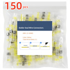150PCS 12-10AWG Solder Seal Sleeve Heat Shrink Wire Connectors Butt Terminals