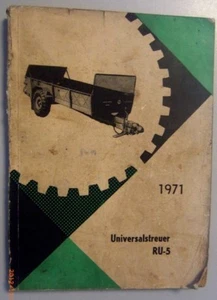Manuale di istruzioni - Catalogo componenti ~ Imposta universale RU -5 edizione 1971 - Foto 1 di 1