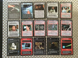 Star Wars CCG 20 Death Star II Endor Tatooine Rares Coruscant Solo Sebulba TCG - Picture 1 of 3
