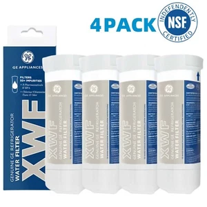 4-piece 2-pack General Electric XWF Refrigerator Water Filter - White - Picture 1 of 12
