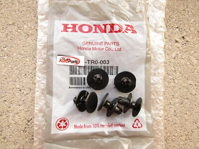 SE ADAPTA A: 12 - 22 CLIPS DE RETENCIÓN DE MOLDURAS PARA GUARDABARROS EXTERIOR HONDA OEM CANTIDAD 5 NUEVO  Foto 1 de 4