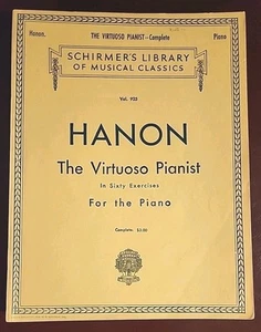 Hanon: Virtuoso Pianist Complete 60 Exercises Schirmer's Library Musical Classic - Imagen 1 de 3
