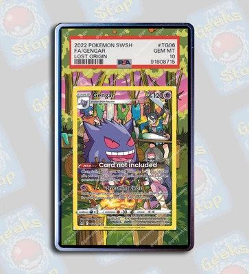 GEEKSSTOP Gengar TG06 PSA CGC Beckett | Display Case Extended Art for Graded Pokemon Card