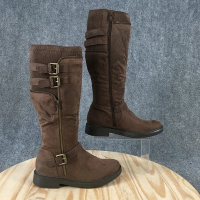 Botas de Montaña Blancas Para Mujer 6.5 M Laberinto Alto Montar Hasta la Rodilla Marrón Informal Cómodas Foto 1 de 4