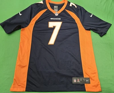 Camiseta deportiva azul de John Elway Nike On Field L #7 de los Denver Broncos para hombre Foto 1 de 4