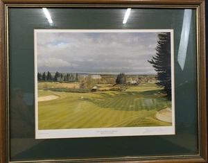 Golf Print The Gleneagles Hotel Kings Course Framed Artwork - Picture 1 of 5