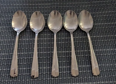 Oneida GALA IMPULSE 5 Soup Spoons Stainless Flatware Silverware - Image 1 of 4