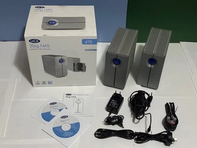 Two Lacie 2Big NAS Enclosures (one with dual  2TB drives) - Image 1 of 4