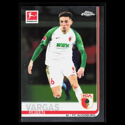 Ruben Vargas #82 2020 Topps Chrome Bundesliga FC Augsburg Soccer Card - Image 1 of 3