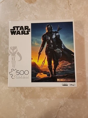 Rompecabezas Star Wars The Mandalorian marca Disney 500 piezas NUEVO SELLADO Foto 1 de 4