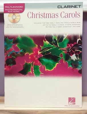 Clarinet Christmas Carols ~ Hal Leonard Clarinet Songbook W/ CD ~ NEW - Image 1 of 4