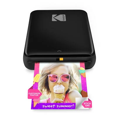 Kodak Step Mobile Instant Photo Printer, Portable Zink 2x3 Mini Printer, Black - Image 1 of 4