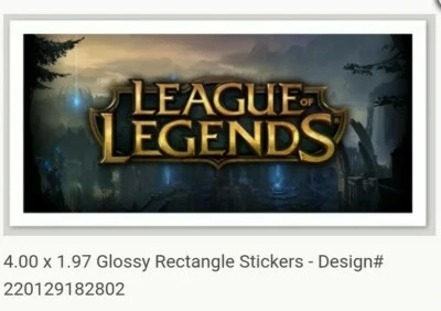 LOTE PAQUETE DE 10 PEGATINAS RARAS League of Legends ** GRATIS 🌐 ENVÍO **  Foto 1 de 4