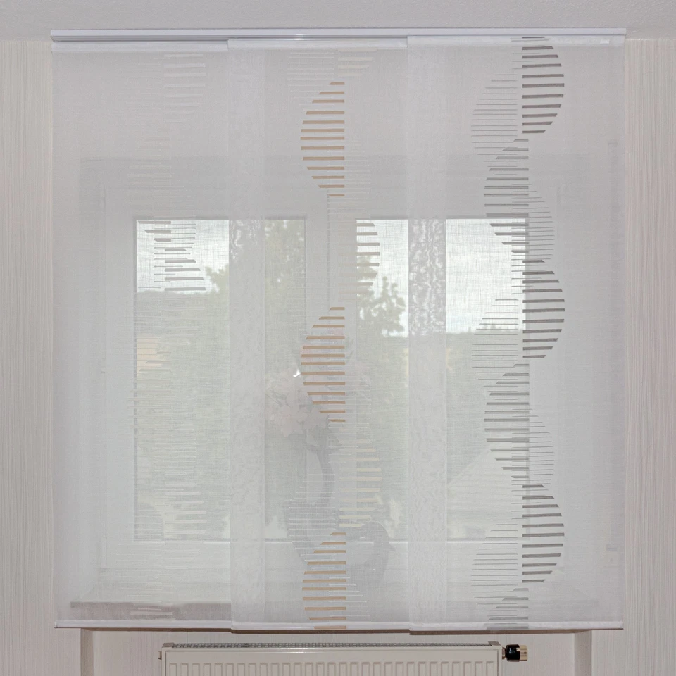 3er Set Schiebegardine Flächenvorhang inklusive Zubehör Ira-Isabelle-Ivette - Bild 1 von 1