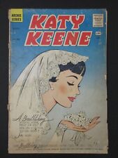 Katy Keene #54 Archie Series Silver Age 1960 LOW GRADE, INCOMPLETE
