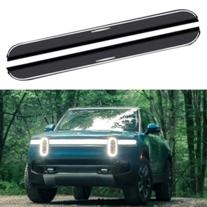 Se adapta a Rivian R1S 2022-2024 estribo fijo barra Nerf pedales de peldaños laterales 2 piezas - Imagen 1 de 6