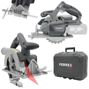 Ferrex Pro Akku Handkreissäge Kreissäge Linienlaser Parallelanschlag inkl Koffer - Bild 1 von 1