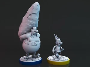 Asterix and Obelix miniatures for tabletop, board games, wargames, dioramas... - Imagen 1 de 2