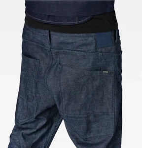 G-Star Selvedge 'TYPE C RE 3D LOOSE TAPERED' Raw Red Listing Size W34 L34 - Picture 1 of 12