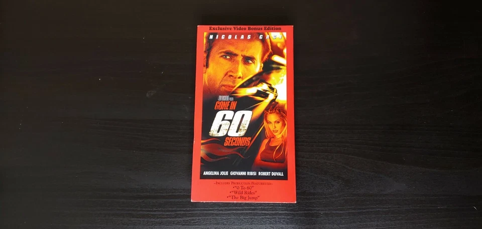 Gone In 60 Seconds | Nicolas Cage | 2000 | VHS | EXCLUSIVE VIDEO BONUS EDITION - Image 1 of 1