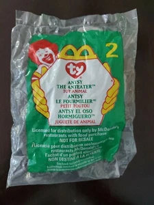Ty Teenie Beanie Baby #2 1999 | Antsy the Anteater | Juguete Happy Meal de McDonald's  - Imagen 1 de 4