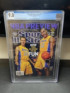 CGC 9.0 NEWSSTAND EDITION Sports Illustrated-Steve Nash,Dwight Howard-10/29/2012 - Picture 1 of 1