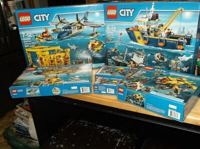 RARE LEGO CITY 60090 60091 60092 60093 60095 60096 Deep Sea Collection | New - Image 1 of 4