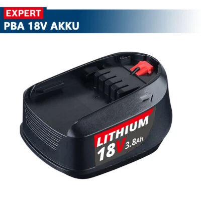 MARKENLOS Akfür Bosch Akku Pack PBA 3.8Ah W-C (18 Volt System, li-ion Batterie, im Karton)