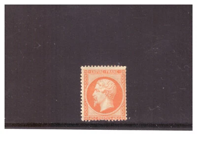 FRANCE SC.27 1868 EMPEROR NAPOLEON III MH CAT. $1200.00 YE10 - Image 1 of 2