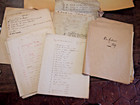 BOTANIQUE VILMORIN  LOT DE NOMBREUSE NOTES SUR LA BOTANIQUE 1839 à 1849